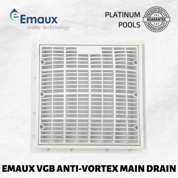 EMAUX VGB-COMPLIANT ANTI-VORTEX MAIN DRAIN EM2813