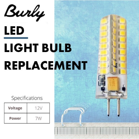 LED Light Bulb Replacement of Burly LED Underwater Light BL-5010 7W 12V