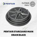 Pentair Starguard® 8" inch Round Main Drain Black