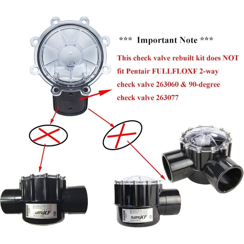ATIE Pool Check Valve - Pentair 263042Z Check Valve Compatible