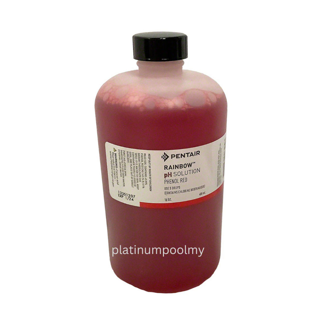 Pentair Rainbow Refill Solution (Phenol Red) Assorted Volume